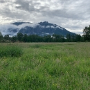 A landscape picture of Mt. Si in western Washington